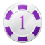 Gambling purple chip