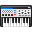 Keyboard controler midi novation music sl mk2