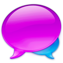 Talk chat balloon references