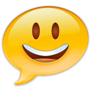 Happy ichat emoji face