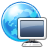 World computer browser earth