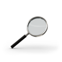 Search magnifying glass find