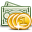 Business finance bank cash coins dollar money