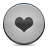Button heart grey