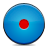 Blue record button