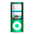Green ipod nano
