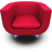 Magenta seat chair