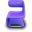 Purple seat chair
