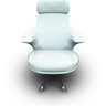 Whitevinil seat chair