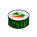 Maki sushi salada food