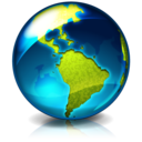 World internet browser earth