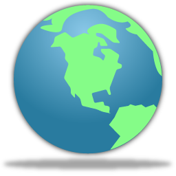 Earth world globe browser