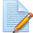 Document file write pencil paper