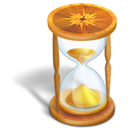 Time hourglass wait