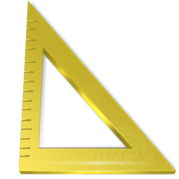 Ruler measure triangle