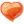 Heart orange valentine