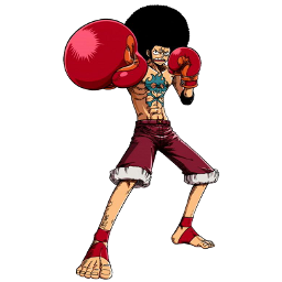 Affro luffy manga boxing