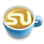 64 latte social su icon