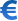 Euro symbol cash