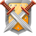 Swords shield and