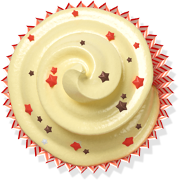 Cupcake cake beige muffin