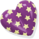 Heart love purple
