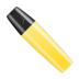 Highlighter pen cap marker shut yellow