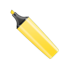 Highlighter pen marker yellow