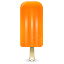 Orange cream ice