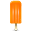 Orange cream ice