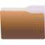 Brown folder places