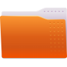 Orange folder places