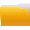 Yellow folder places