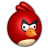 Angry red bird