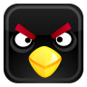 Angry bird black