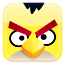 Bird yellow angry