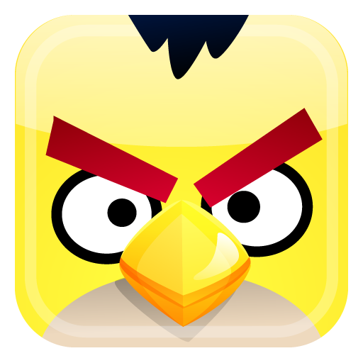 Bird yellow angry