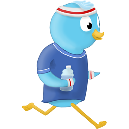 Twitter jogger bird