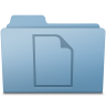 Blue folder documents