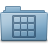 Blue folder icons