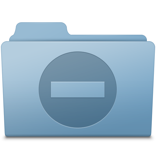 Blue folder private
