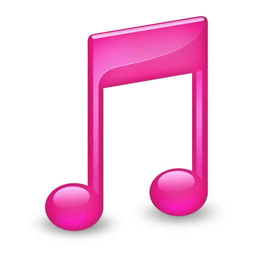 Pink music sidebar
