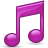 Purple music sidebar