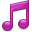 Purple music sidebar
