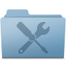 Blue folder utilities