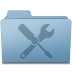 Blue folder utilities