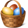 Egg basket easter