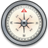 Iphone compass silver