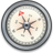 Iphone compass silver