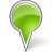 Map marker bubble vector chartreuse